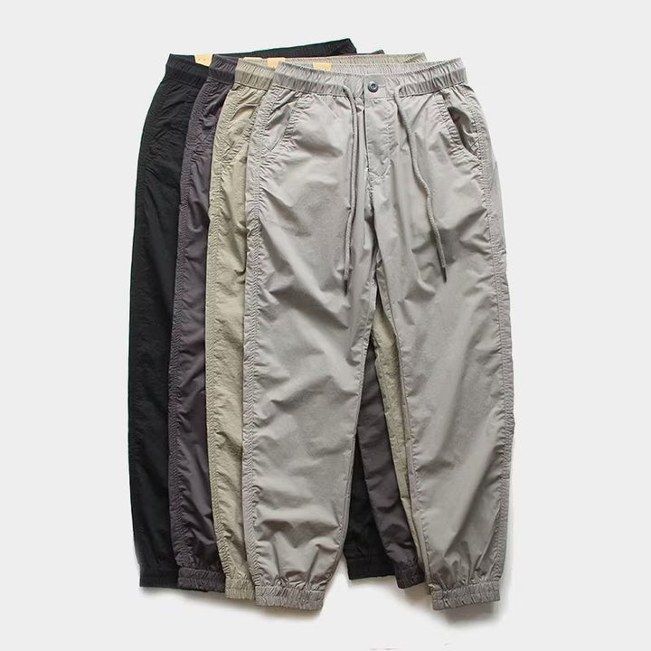 Men's Fashion Cargo Pants with Elastic Waistband Mune Fashion