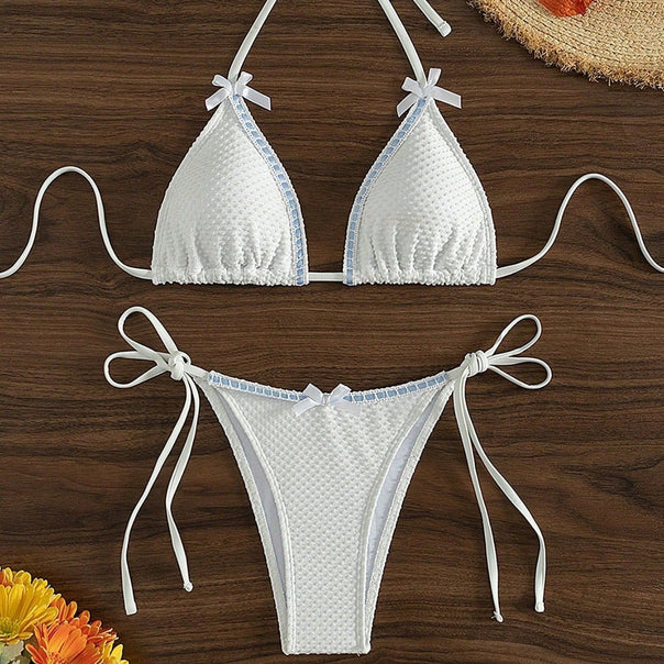 Women's Triangle Bikini Set Mune Fashion