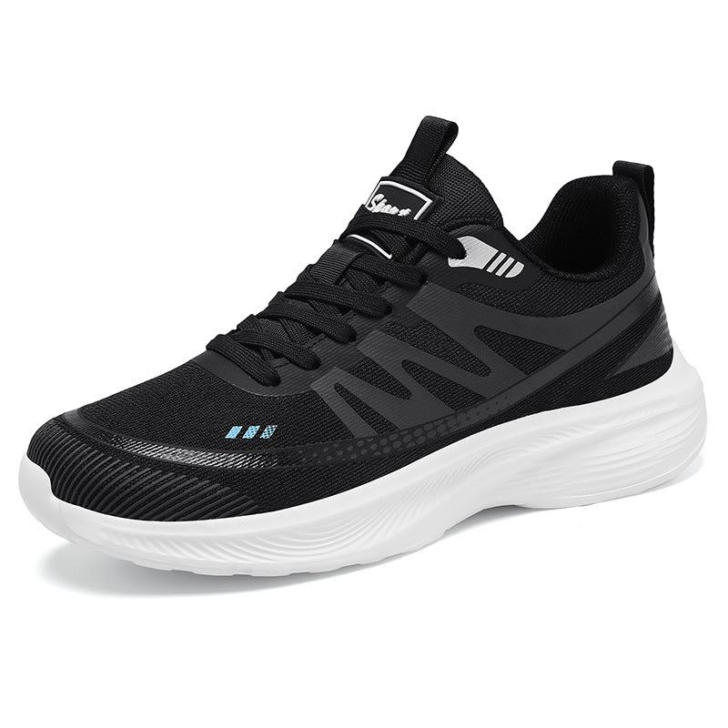 Men's nano lightweight breathable running sneakers with seamless knitted upper material, padded heel collar and reactive EVA cushioning Mune Fashion
