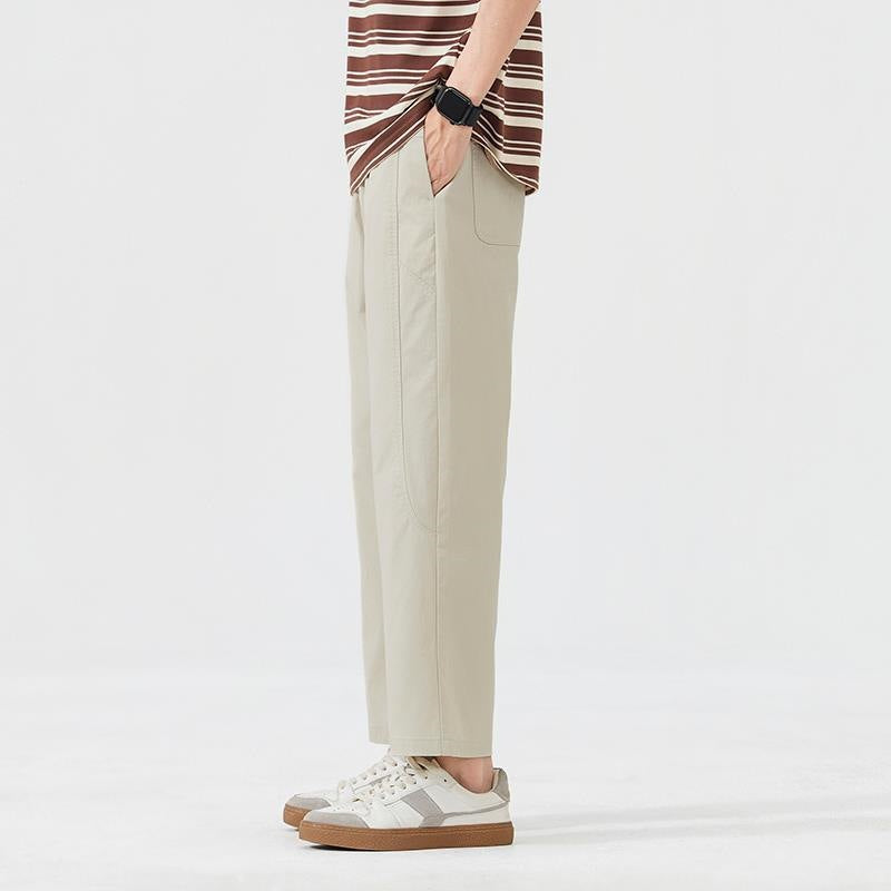 Men's Casual Relaxed Fit Fabric Pants Mune Fashion