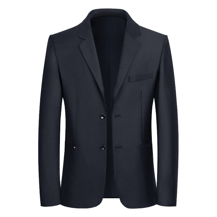 Men's Slim Business Blazer with Minimalist Design and Stretch Comfort Mune Fashion