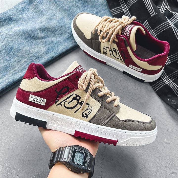 Women’s stylish sneakers with asymmetric design and durable upper material Mune Fashion