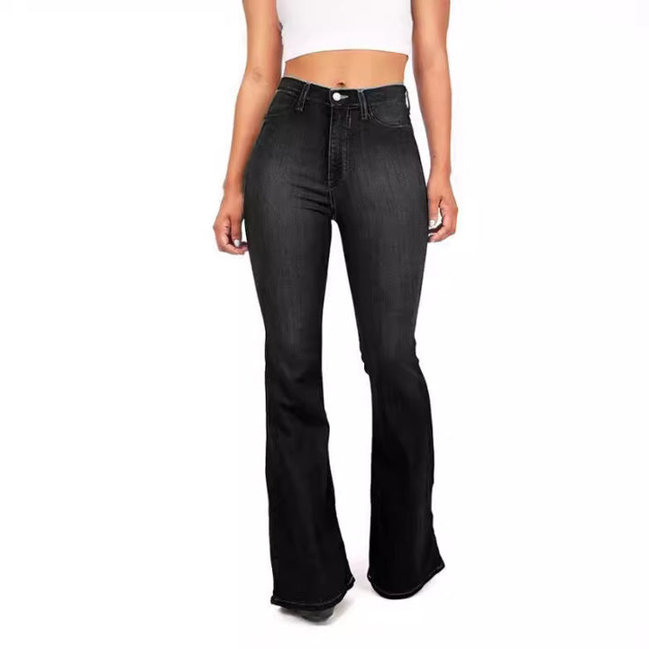 Women's nan jeans with high waist and slight flare Mune Fashion