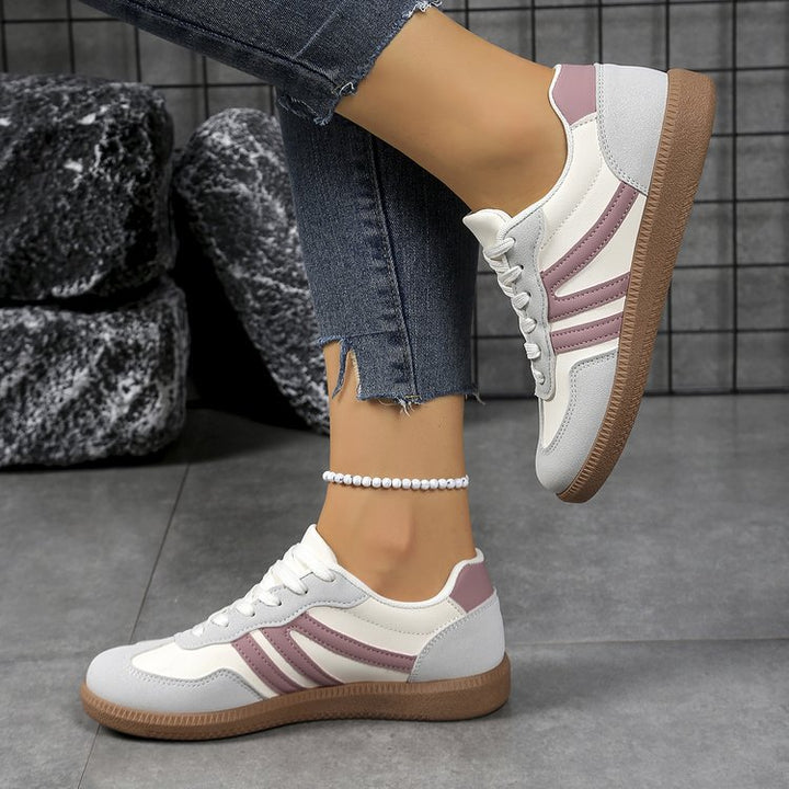 Women's Retro Sneaker with rubber sole, lightweight textile lining and comfort insole Mune Fashion