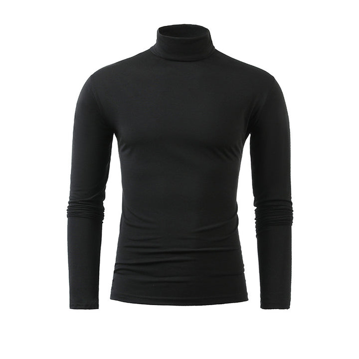 Men's slim turtleneck long sleeve shirt made of fine cotton stretch Slim Fit Mune Fashion
