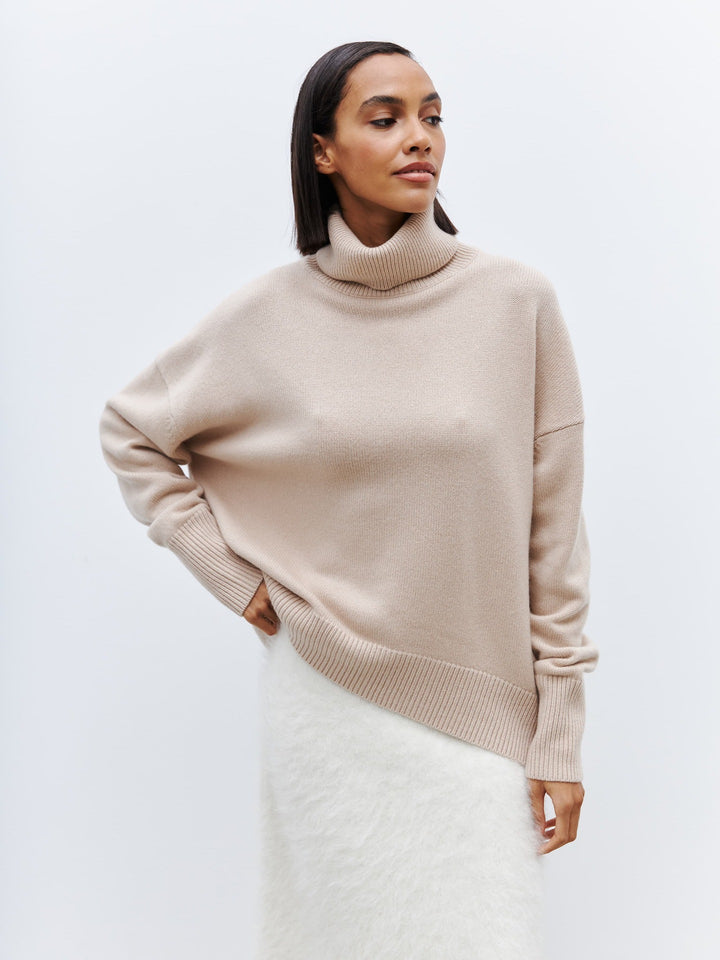 Ladies Turtleneck Sweater Mune Fashion