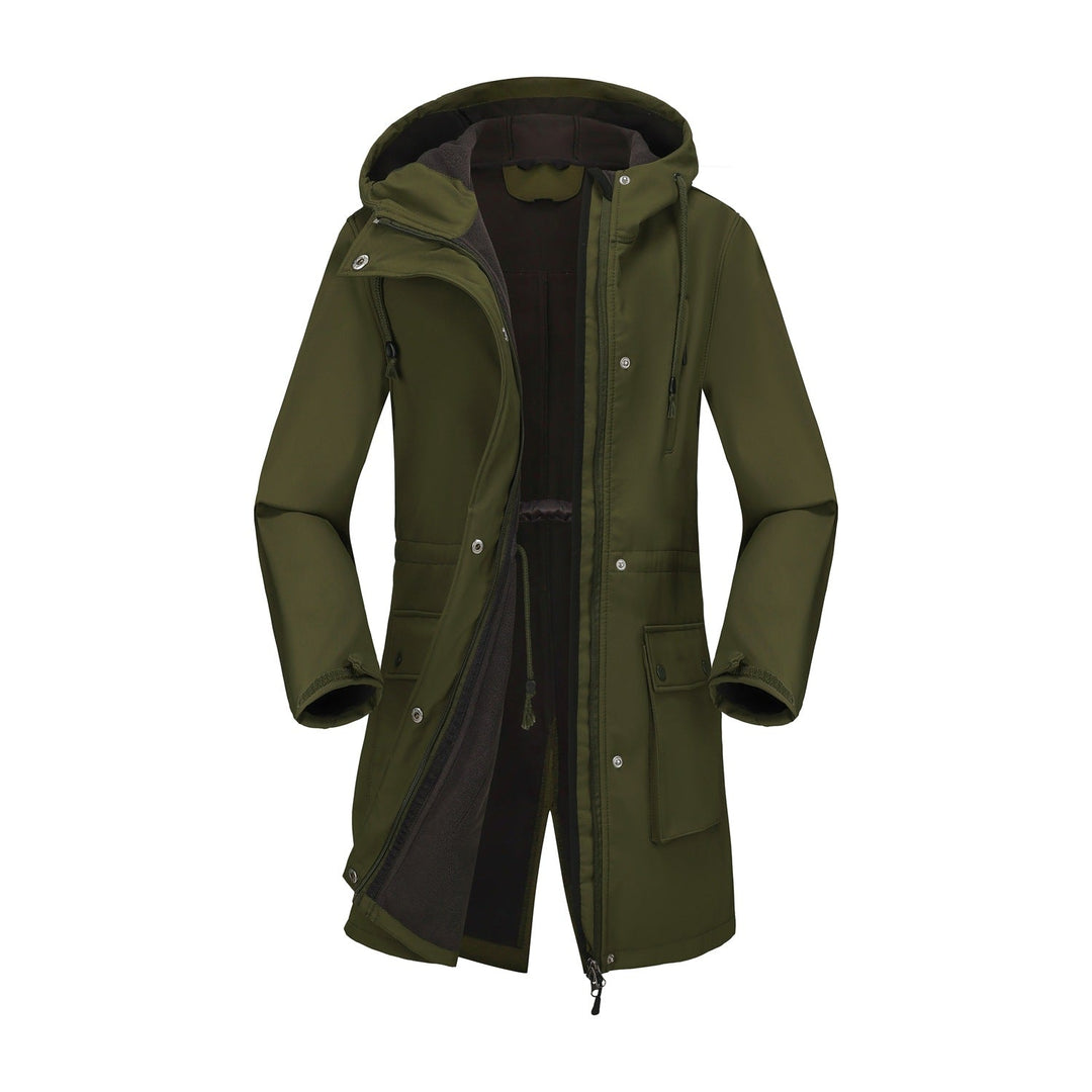 Ladies Functional Outdoor Jacket with Adjustable Waist Drawstring and Inner Lining Mune