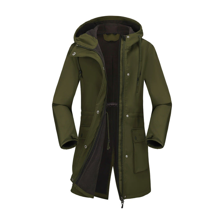 Ladies Functional Outdoor Jacket with Adjustable Waist Drawstring and Inner Lining Mune