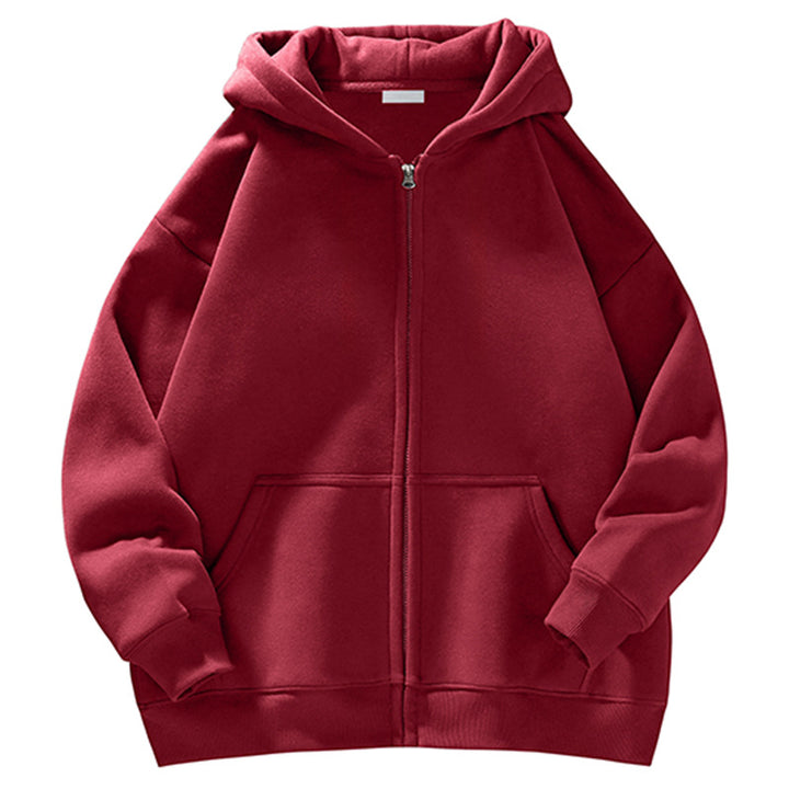Unisex Oversize Hoodie Jacket with Full Zip, Teddy Lining and Kangaroo Pockets Mune Fashion