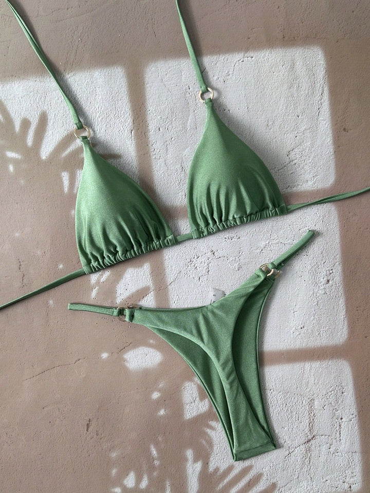 Ladies Triangle Bikini with stylish accents Mune Fashion