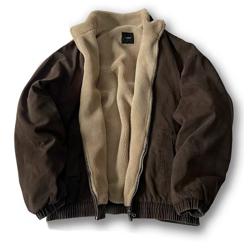Unisex Padded Bomber Jacket with Teddy Lining Mune Fashion