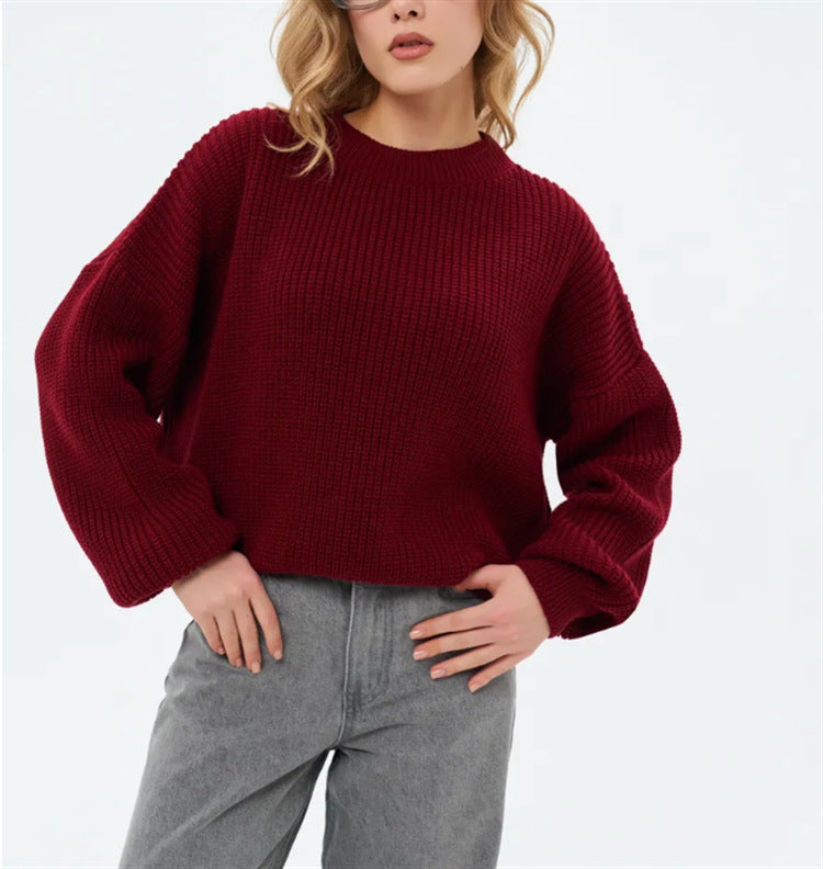 Women's Casual Knit Sweater Mune