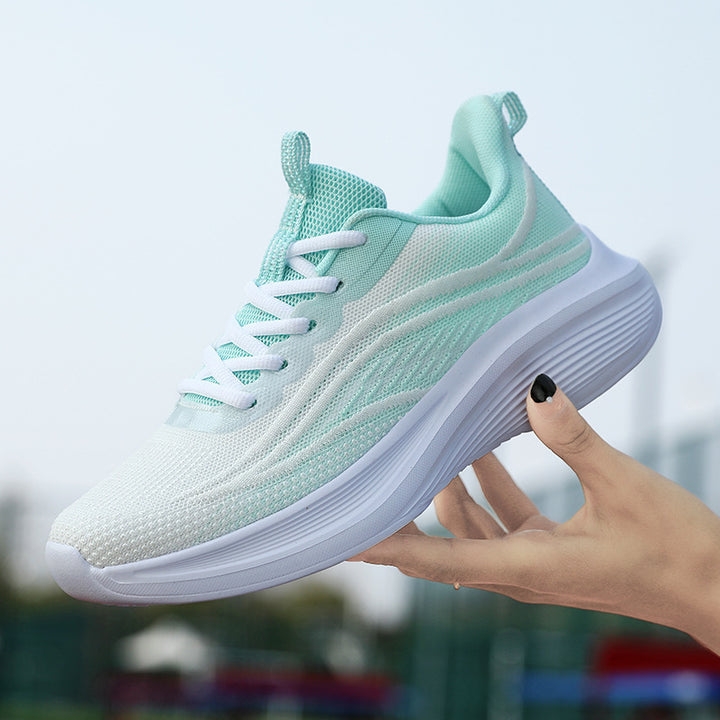 Unisex lightweight running shoe with seamless knitted upper and responsive EVA cushioning Mune Fashion