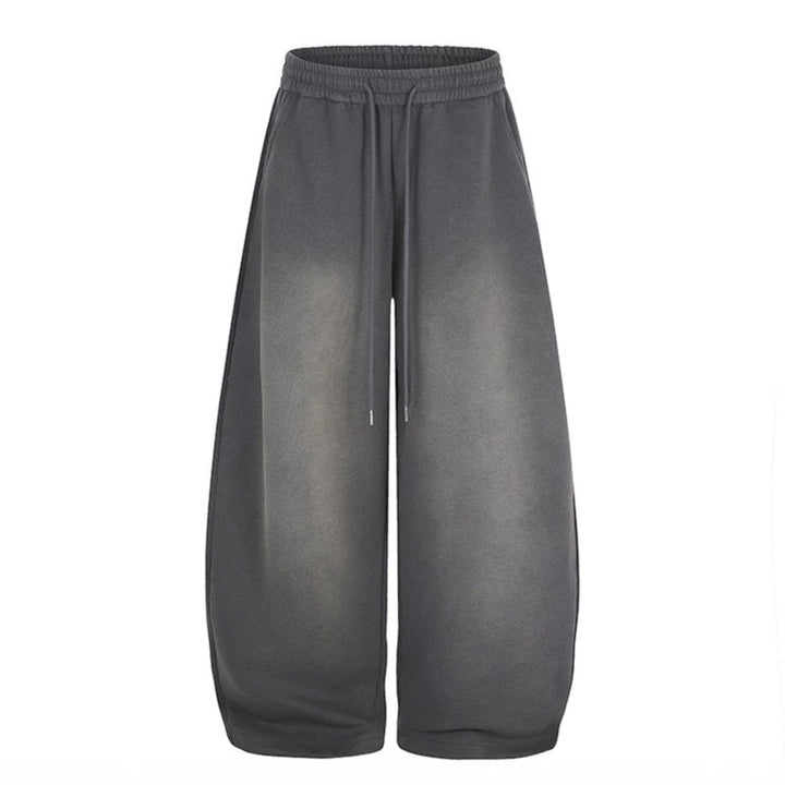 Women wide culotte sweatpants with elastic waistband and heart application Mune Fashion