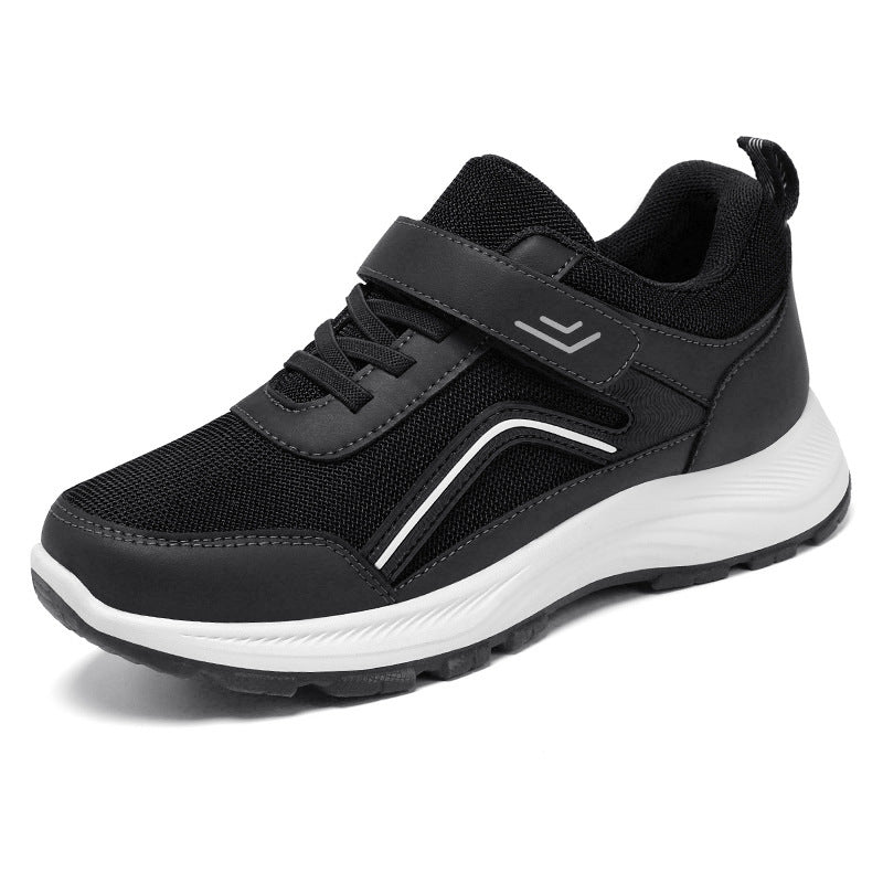 Ladies' nano comfort everyday sneakers with Velcro strap, padded shaft and shock-absorbing lightweight sole Mune Fashion