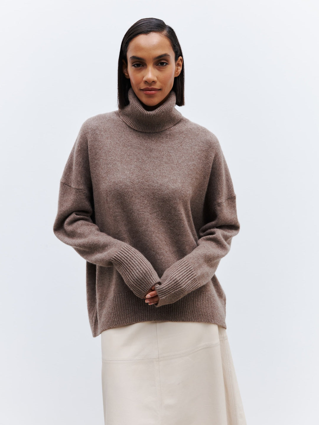 Ladies Turtleneck Sweater Mune Fashion