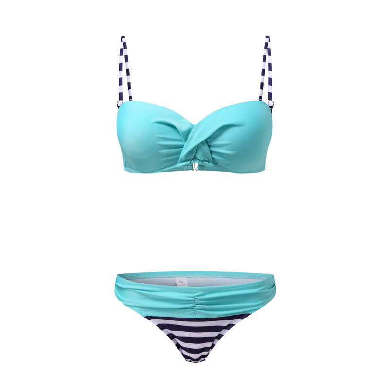 Women's Push-Up Bikini with adjustable straps and trendy wrap design Mune Fashion