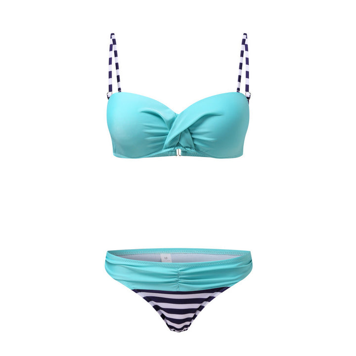 Women's Push-Up Bikini with adjustable straps and trendy wrap design Mune Fashion
