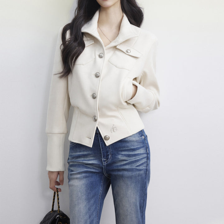 Women's Fashion Blouson Jacket Mune Fashion
