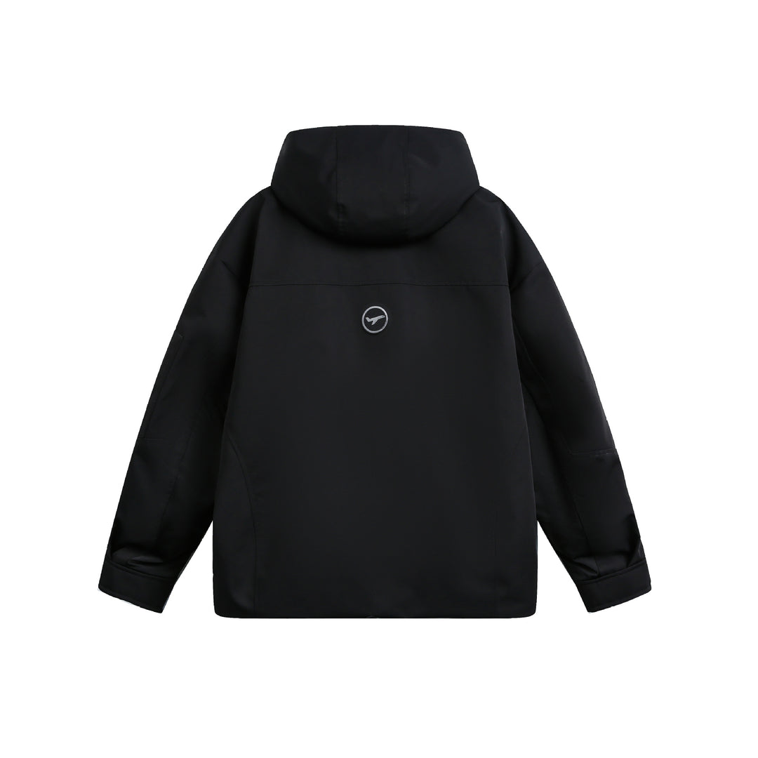 Unisex Technical Padded Winter Parka with High Hood and Multiple Zipper Pockets Mune Fashion