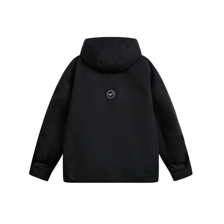 Unisex Technical Padded Winter Parka with High Hood and Multiple Zipper Pockets Mune Fashion