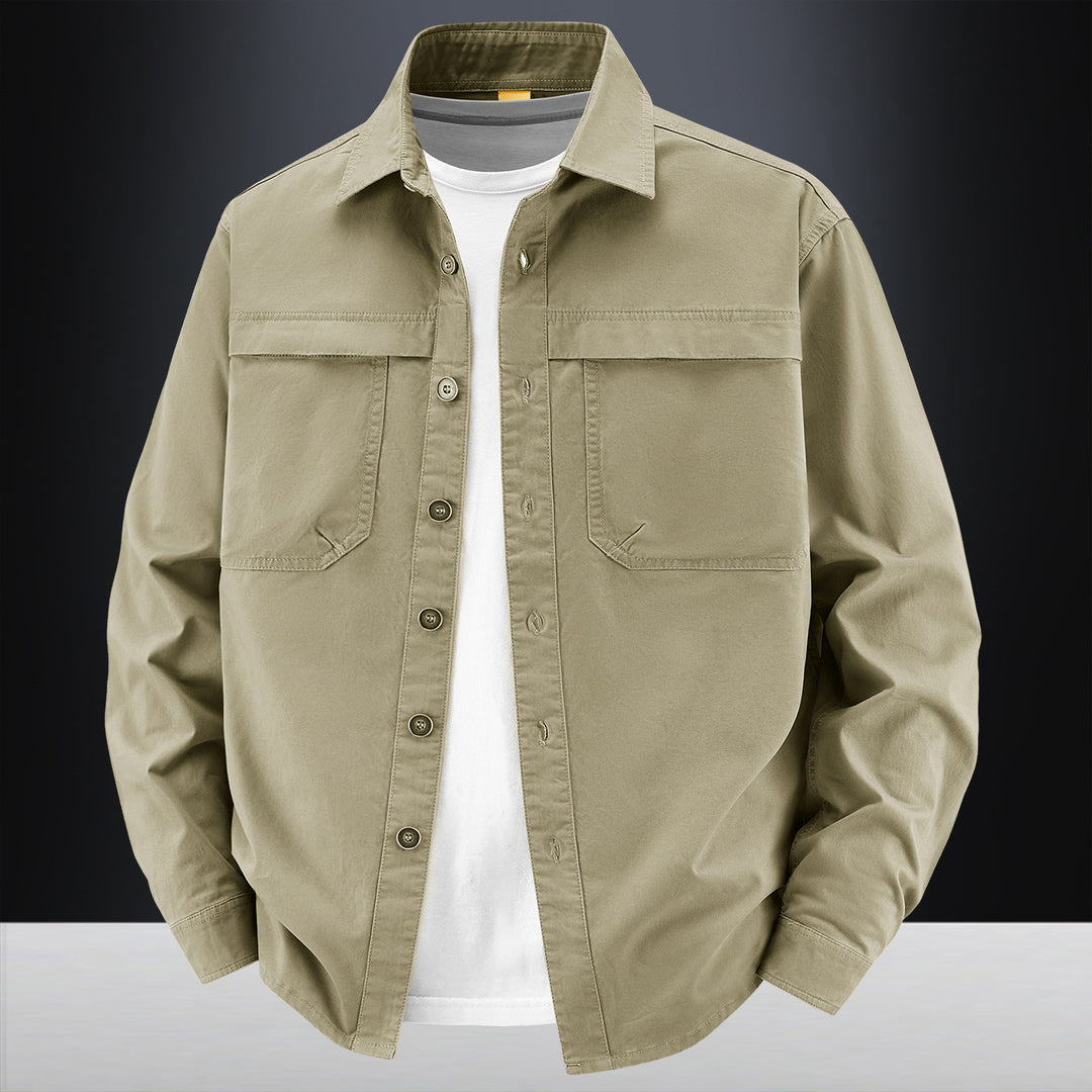 Men's classic long sleeve shirt jacket Mune Fashion