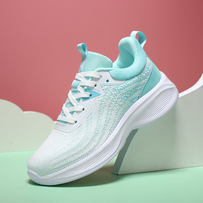 Women's lightweight knit-fit sneakers with seamless mesh upper and ergonomic cushioning Mune Fashion