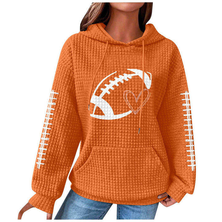 Women Comfortable Hoodie with Heart Design Mune Fashion
