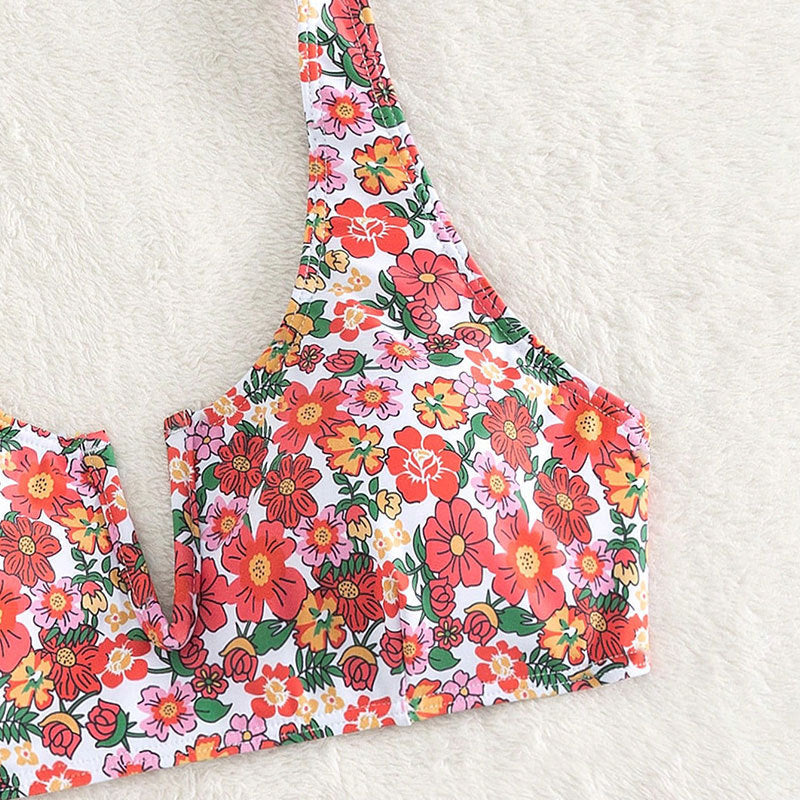 Women's Floral Design Bikini Mune Fashion