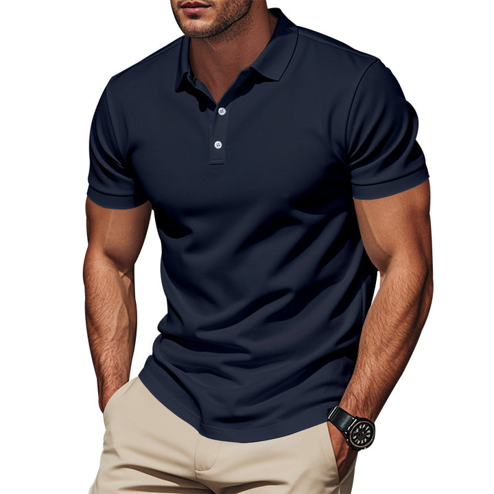 Men's classic polo shirt made of breathable cotton blend with regular fit Mune Fashion