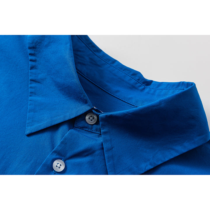 Unisex Oversized Shirt made of lightweight cotton blend with rounded hem Mune Fashion