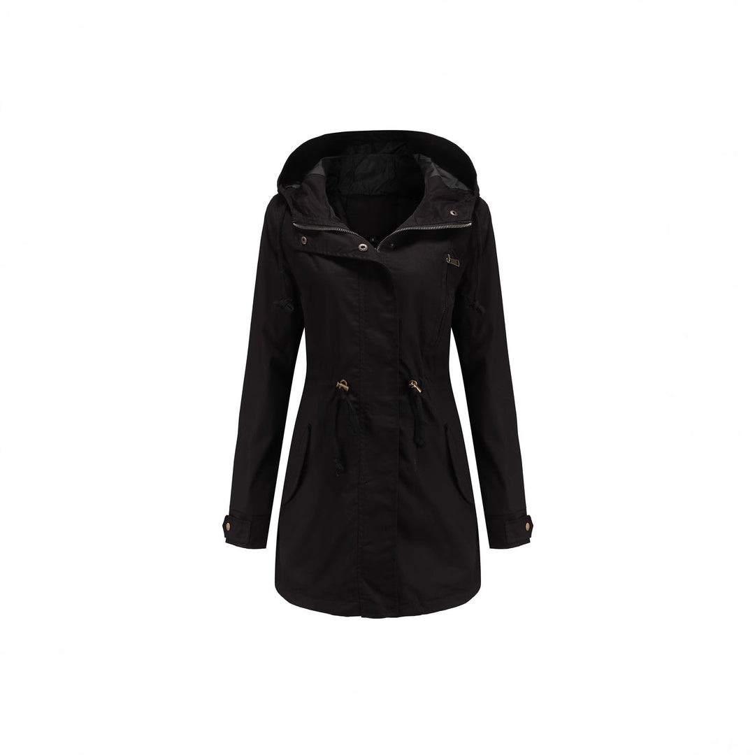 Women's leisure jacket with hood