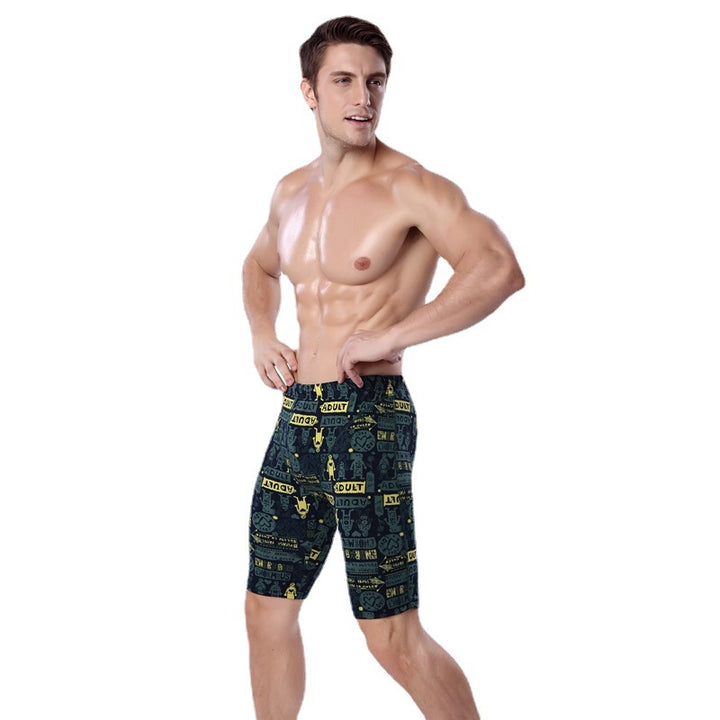 Men's swimming shorts with creative graphic design Mune Fashion