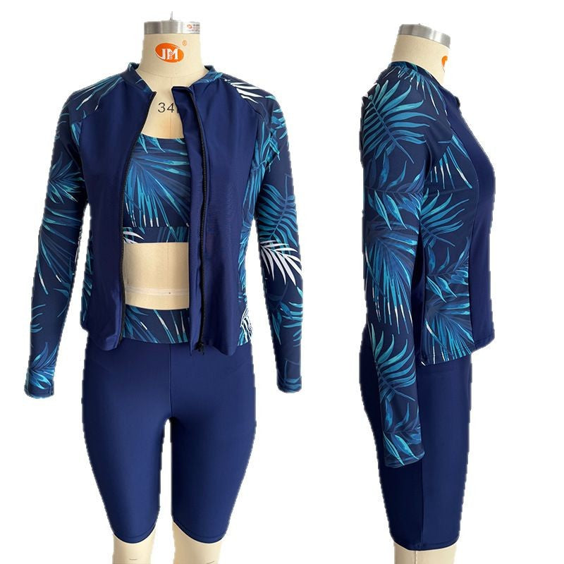 Damen Sportlicher Oberteil und Shorts Set Echo Archiv