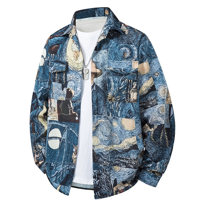 Men's artistically designed shirt blouse Mune Fashion