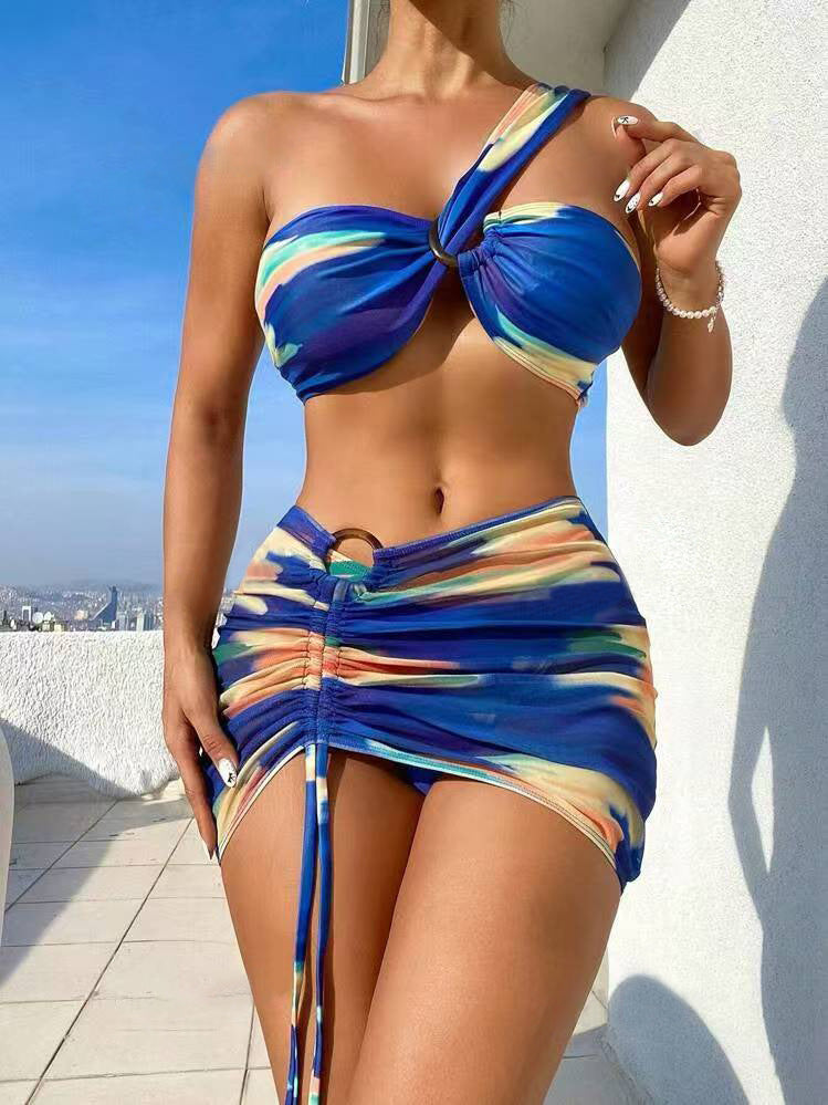 Women Cropped Top and Mini Skirt Set Mune Fashion