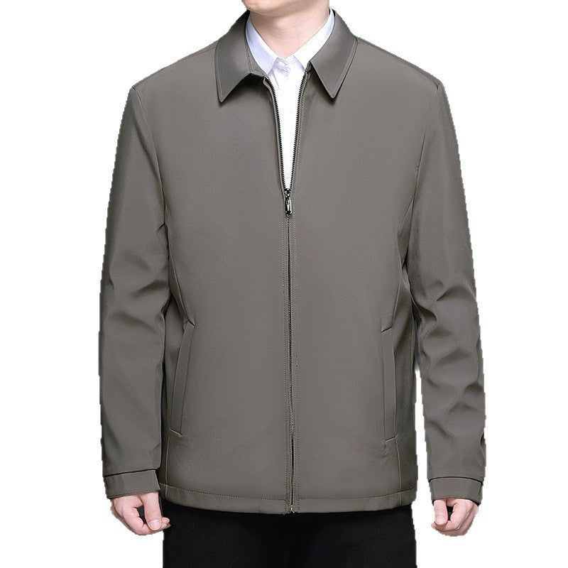 Men's lightweight quilted transitional jacket with internal quilted lining and classic collar Mune Fashion