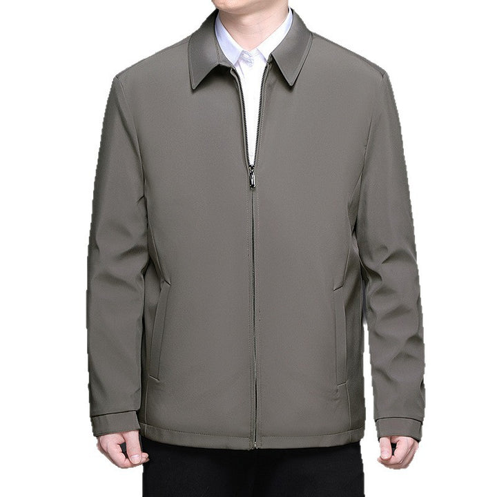 Men's lightweight quilted transitional jacket with internal quilted lining and classic collar Mune Fashion