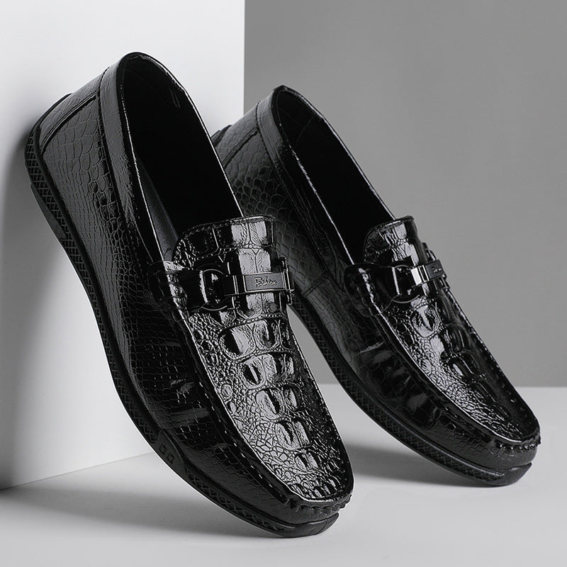 Men's Elegant Loafers with Buckle Mune Fashion
