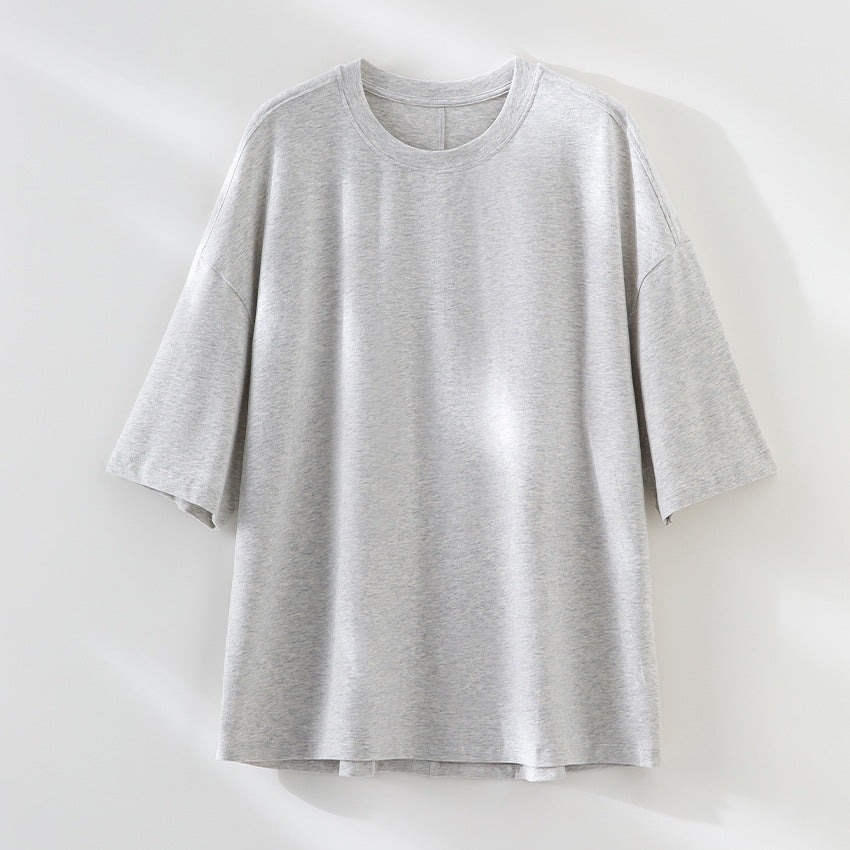 Men's Oversized T-Shirt made of high-quality cotton blend with drop shoulder and loose fit Mune Fashion