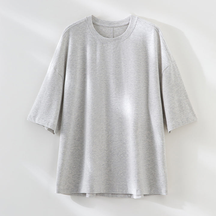 Men's Oversized T-Shirt made of high-quality cotton blend with drop shoulder and loose fit Mune Fashion