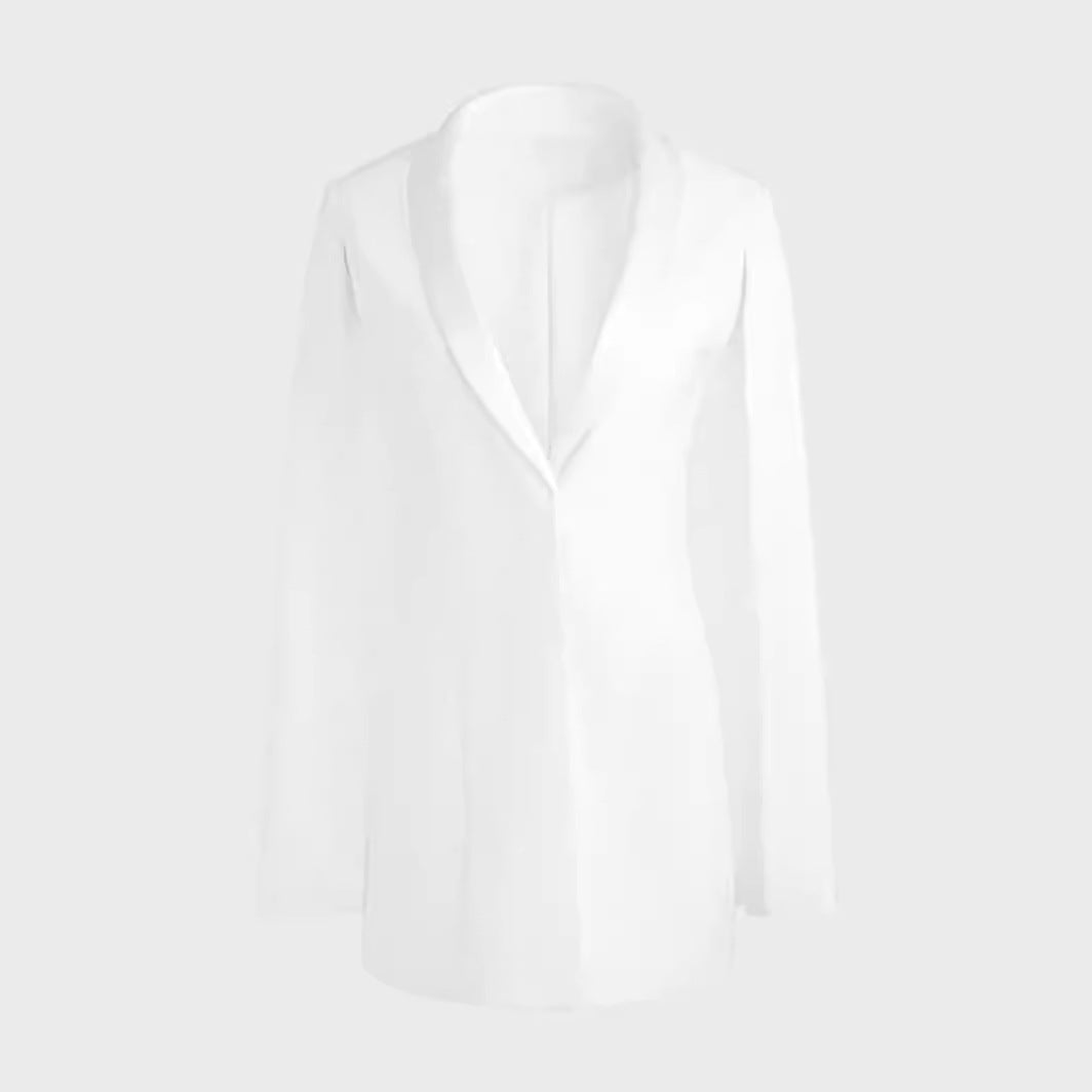 Women's Short Cape Mini Dress with Deep V-Neck and Open Arm Cape Mune Fashion