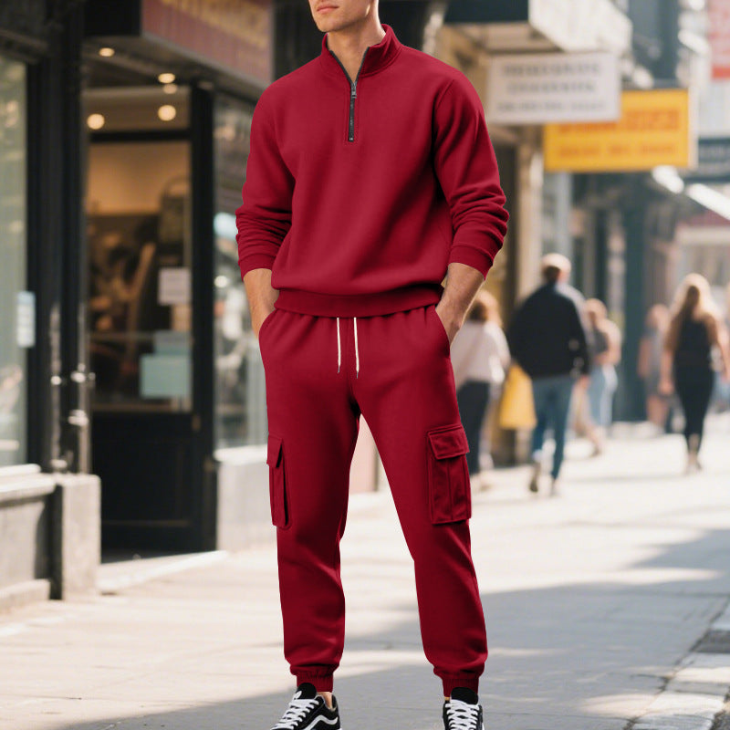 Men's nan Utility Cargo Jogging Pants with reinforced flap pockets and elastic drawstring waistband Mune Fashion