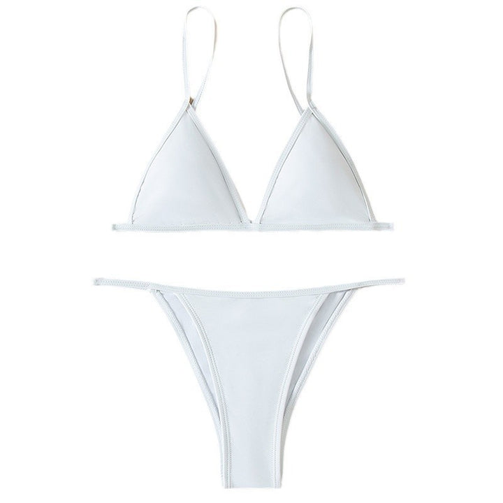 Women's triangle bikini set with thin straps and minimalist design Mune Fashion