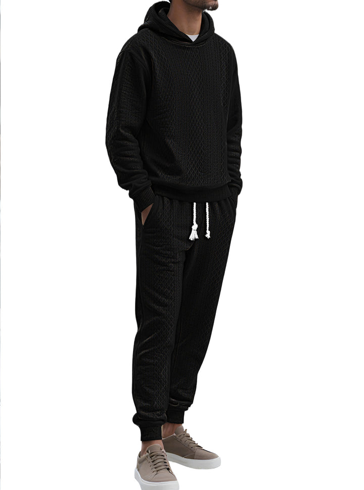 Men's Structured Lounge Set with Hoodie and Joggers Mune Fashion