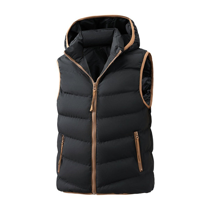 Women's Fashion Quilted Vest with Hood