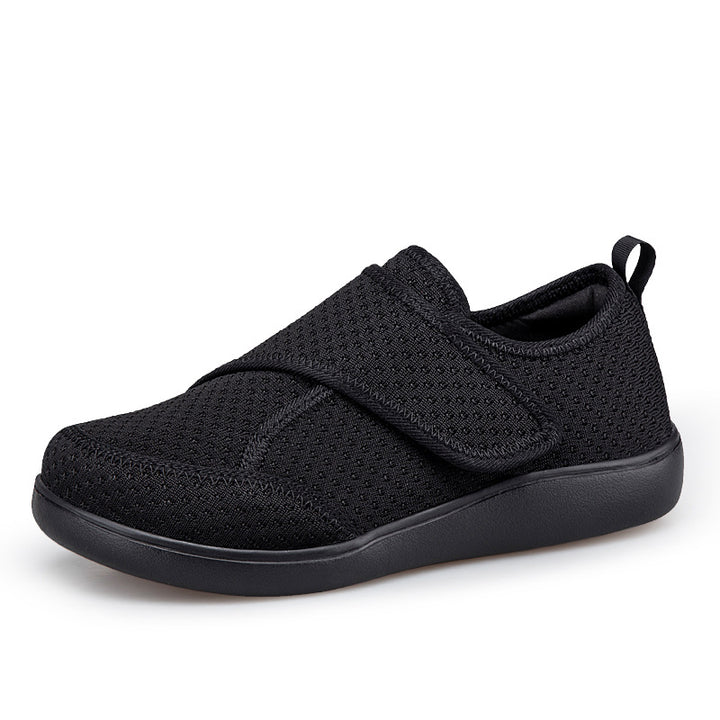 Men's orthopedic slipper with adjustable Velcro, breathable mesh and shock-absorbing foam sole Mune Fashion