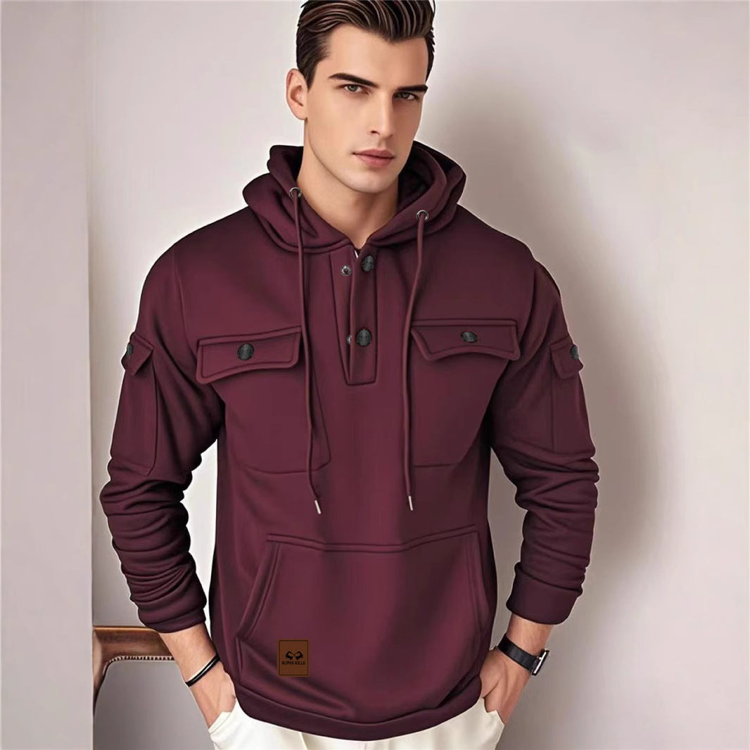 Men's Multifunctional Hooded Jacket Mune Fashion