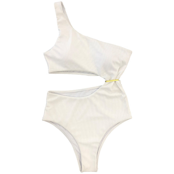 Women One-Sided Bikini with High Waist Mune Fashion