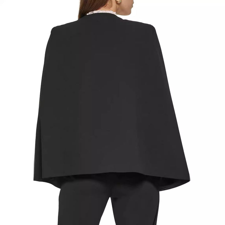 Women's Cape Blazer Set in Tailoring with Cape Sleeves and Slim Suit Pants Mune Fashion